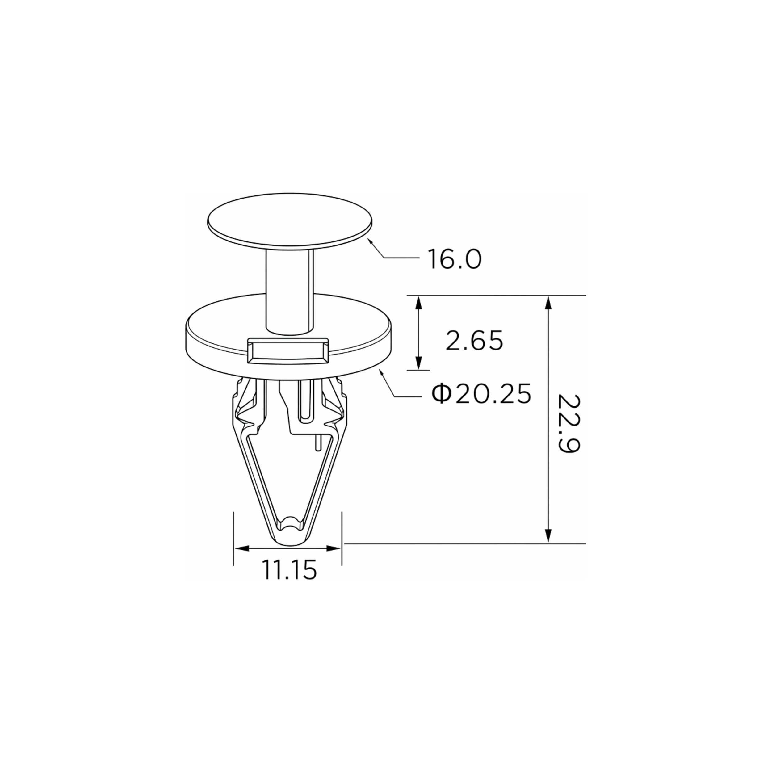 Fästclips Opel Insignia A – 10-pack