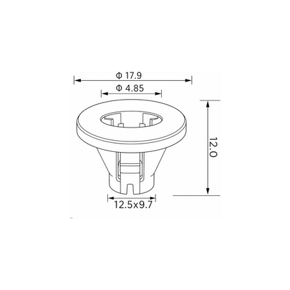 Fästclips – 10-pack