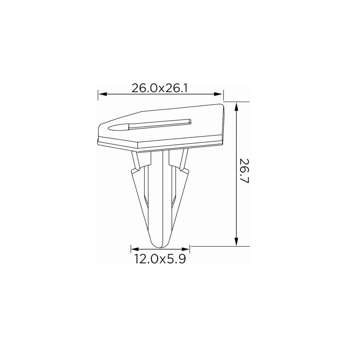 Fästclips – 10-pack