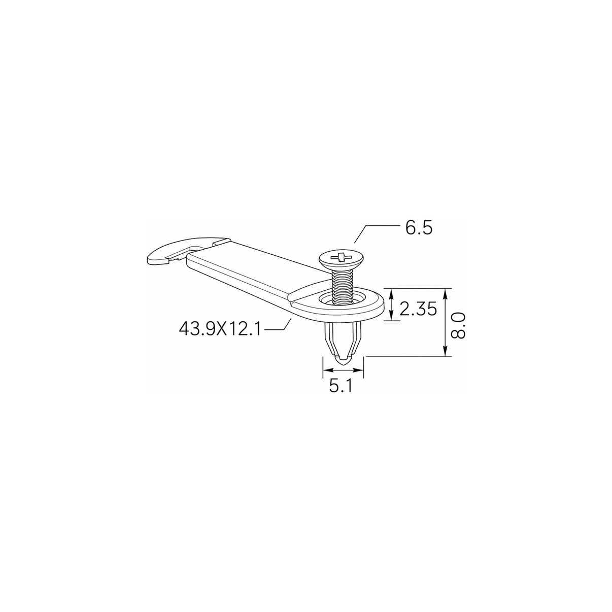 Fästclips – 10-pack
