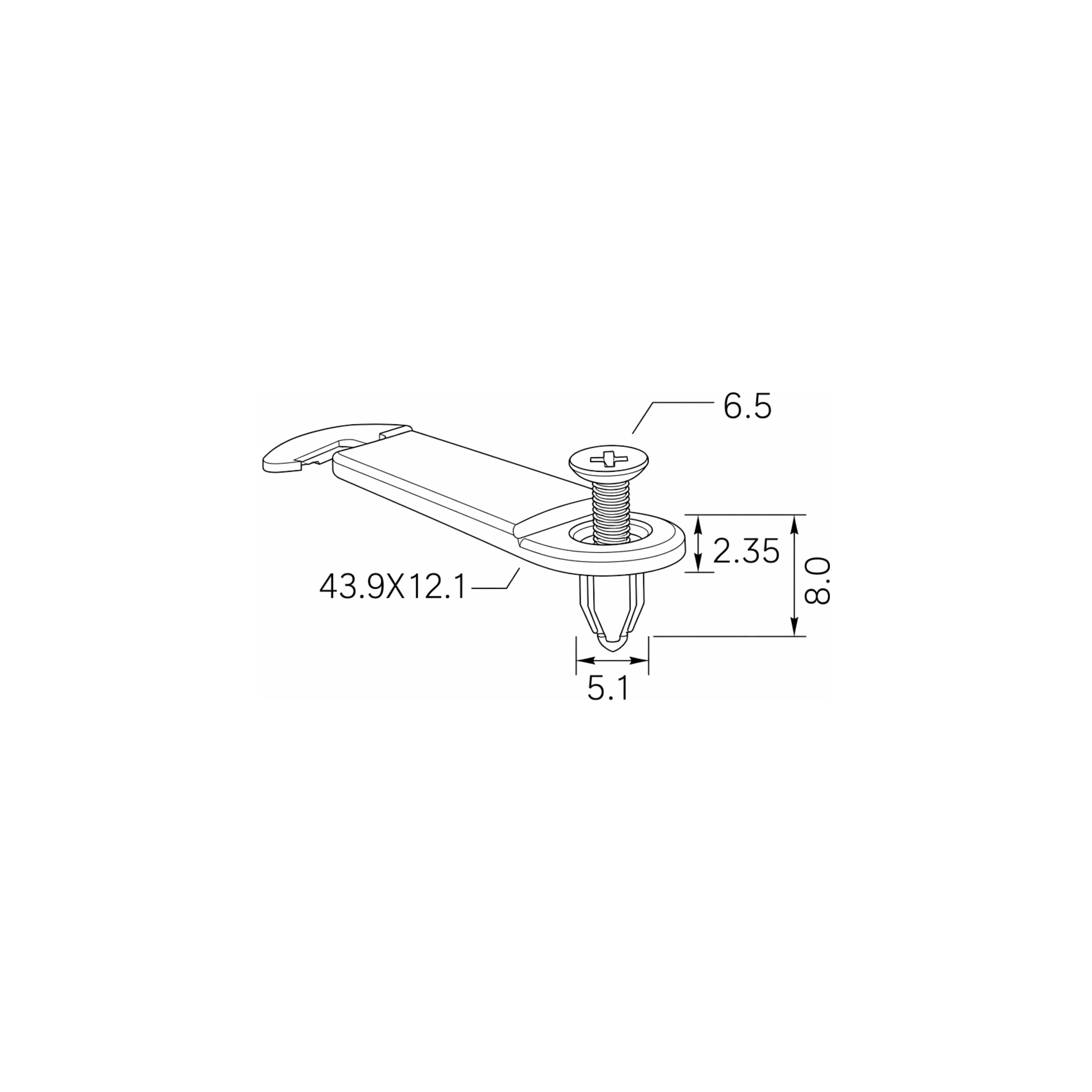 Fästclips – 10-pack
