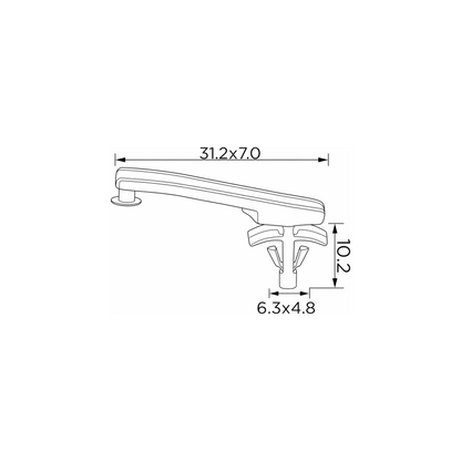 Fästclips – 10-pack