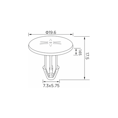 Fästclips – 10-pack