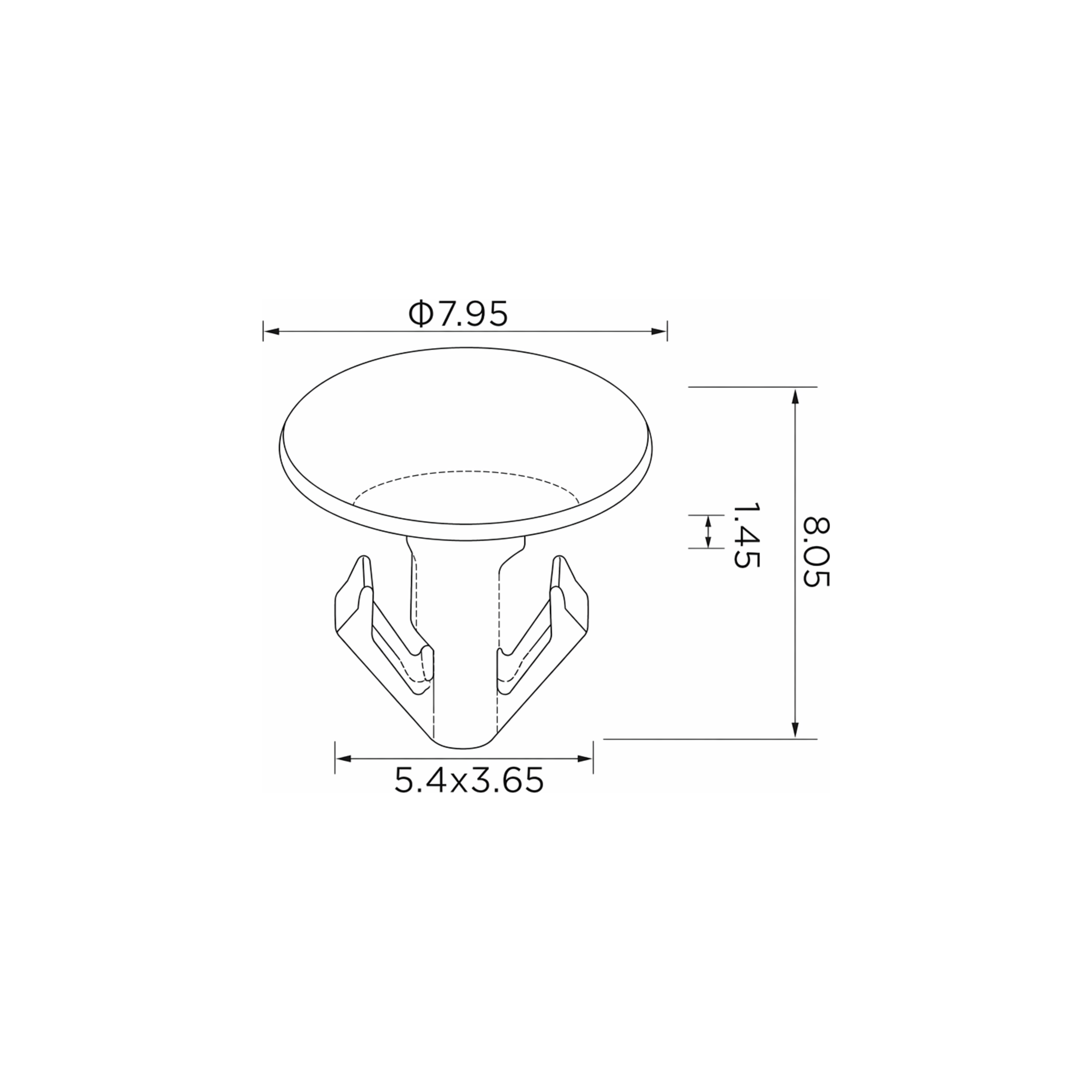 Fästclips – 10-pack