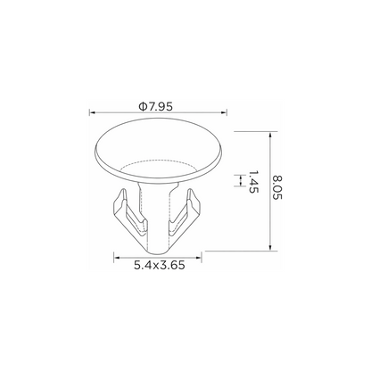 Fästclips – 10-pack