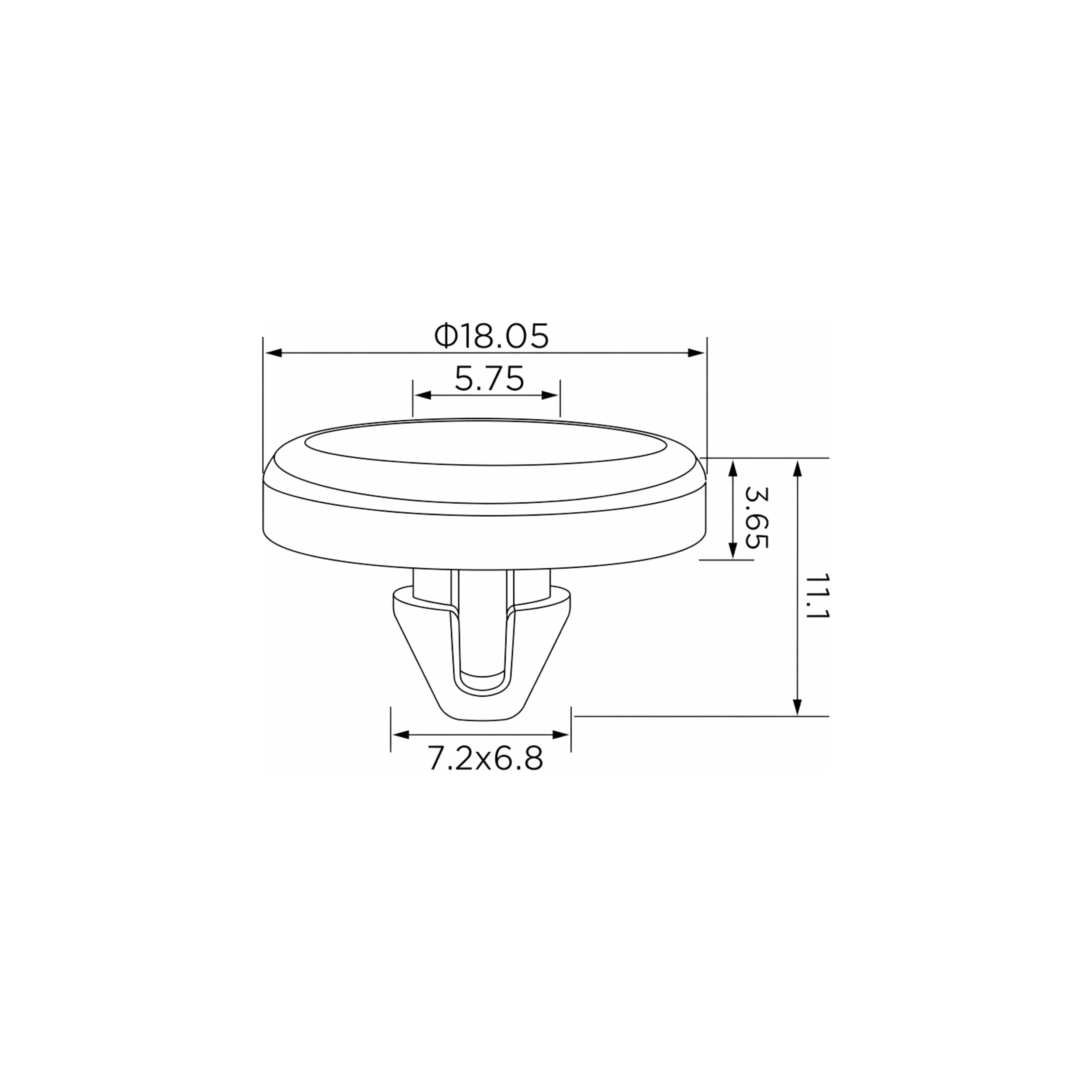 Fästclips – 10-pack