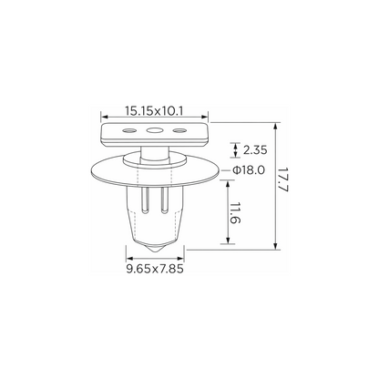 Fästclips – 10-pack