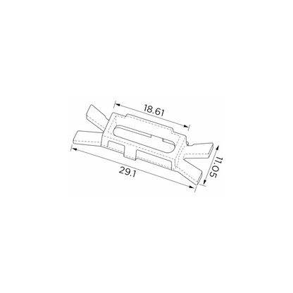 Fästclips Fiat Palio/Siena m.fl. – 10-pack