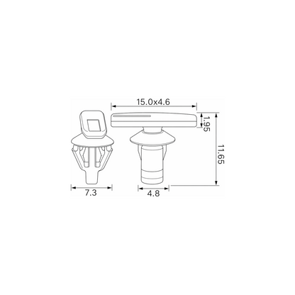 Fästclips – 10-pack