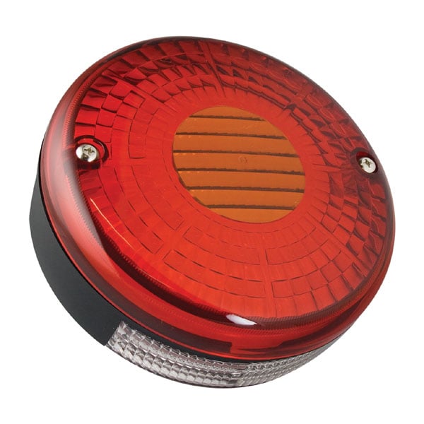 produktbild framifrån visande Baklampa 140STILM Röd – LEA