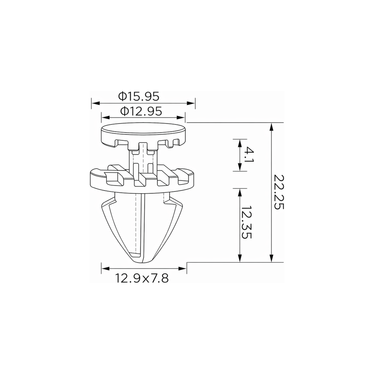 Fästclips Land Rover Discovery III/Discovery IV – 10-pack