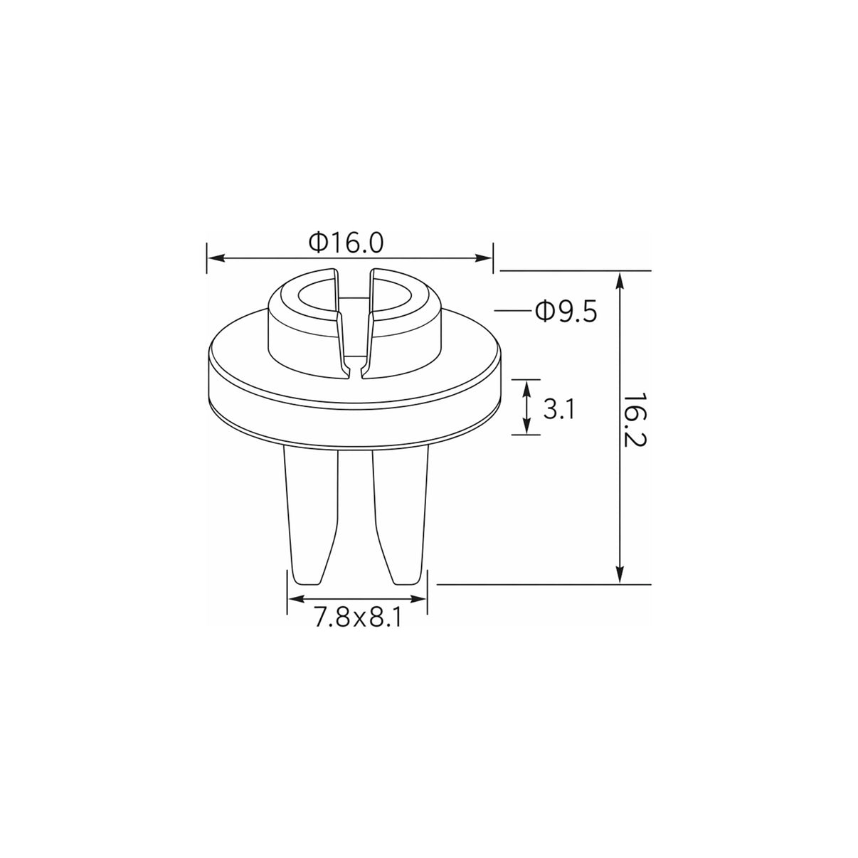 Fästclips Honda Cr-V I – 10-pack