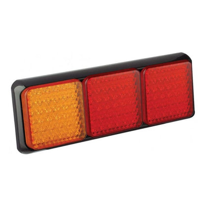 Baklampa 80BARRME Röd – produktbild framifrån | LEA