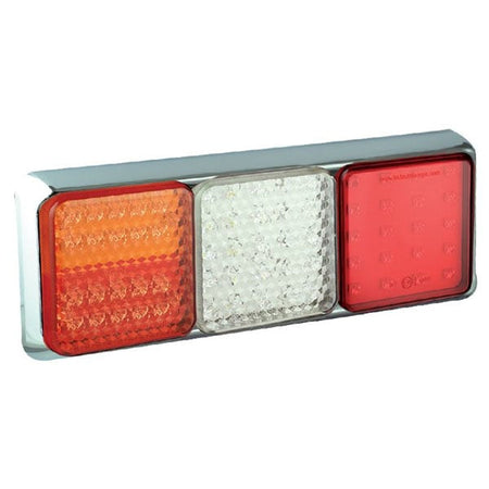 produktbild framifrån visande Baklampa 100CSTIWFMLE Röd – LEA