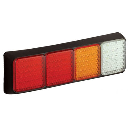 produktbild framifrån visande Baklampa 100BRRAWME Röd – LEA