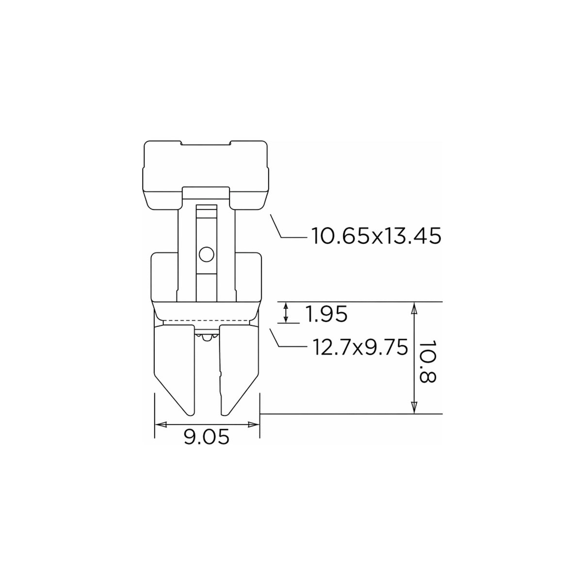Fästclips Mercedes-Benz 124 Coupé/124 m.fl. – 10-pack