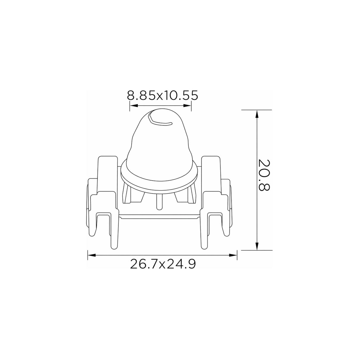 Fästclips VW Passat B5/Passat B5.5 m.fl.
