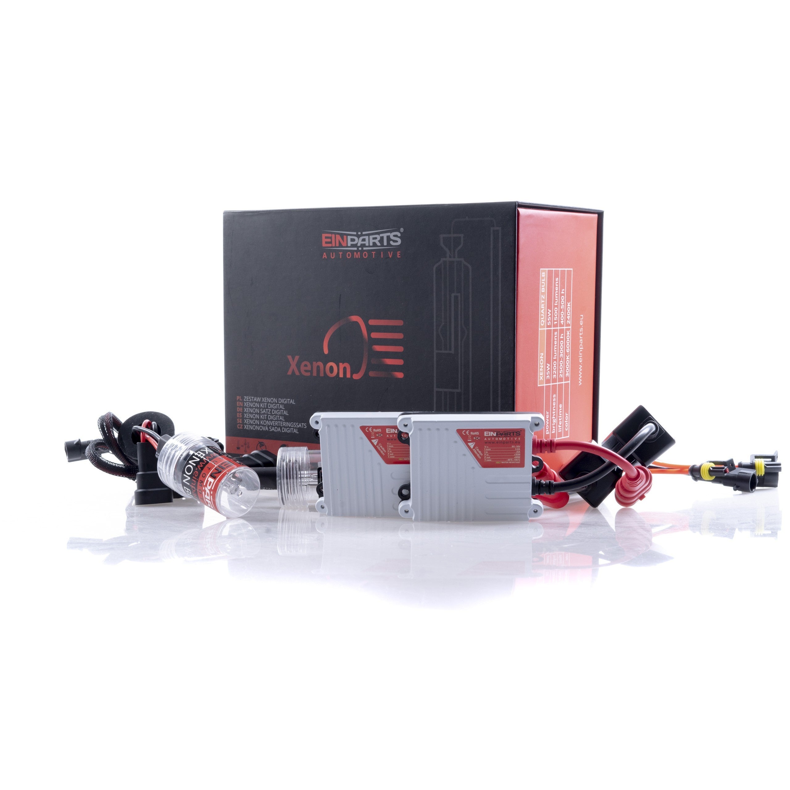 Xenonkit – HB4 – P22d – 6000K – 35 W – 9V - 16V