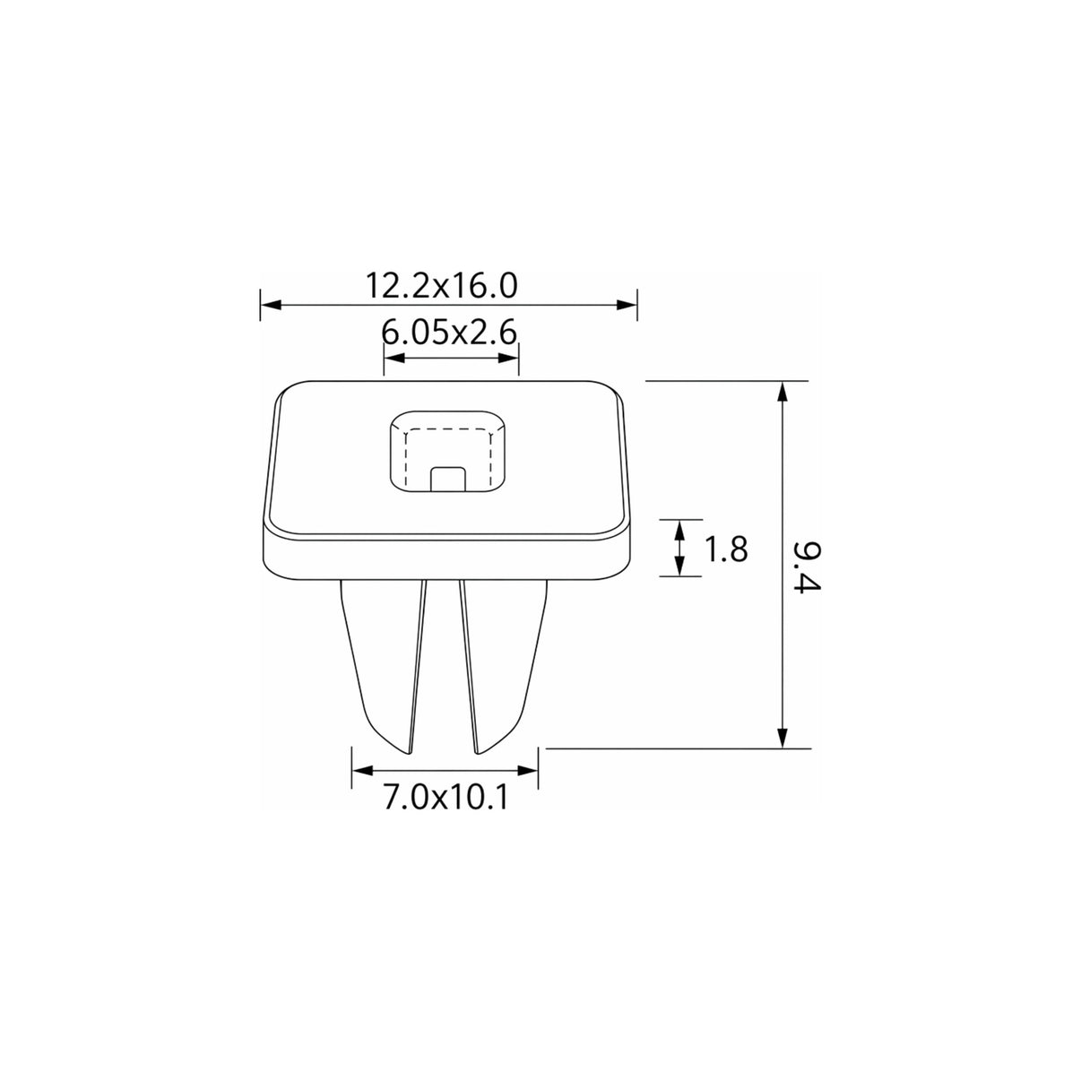 Fästclips Toyota Land Cruiser/Prius m.fl. – 10-pack