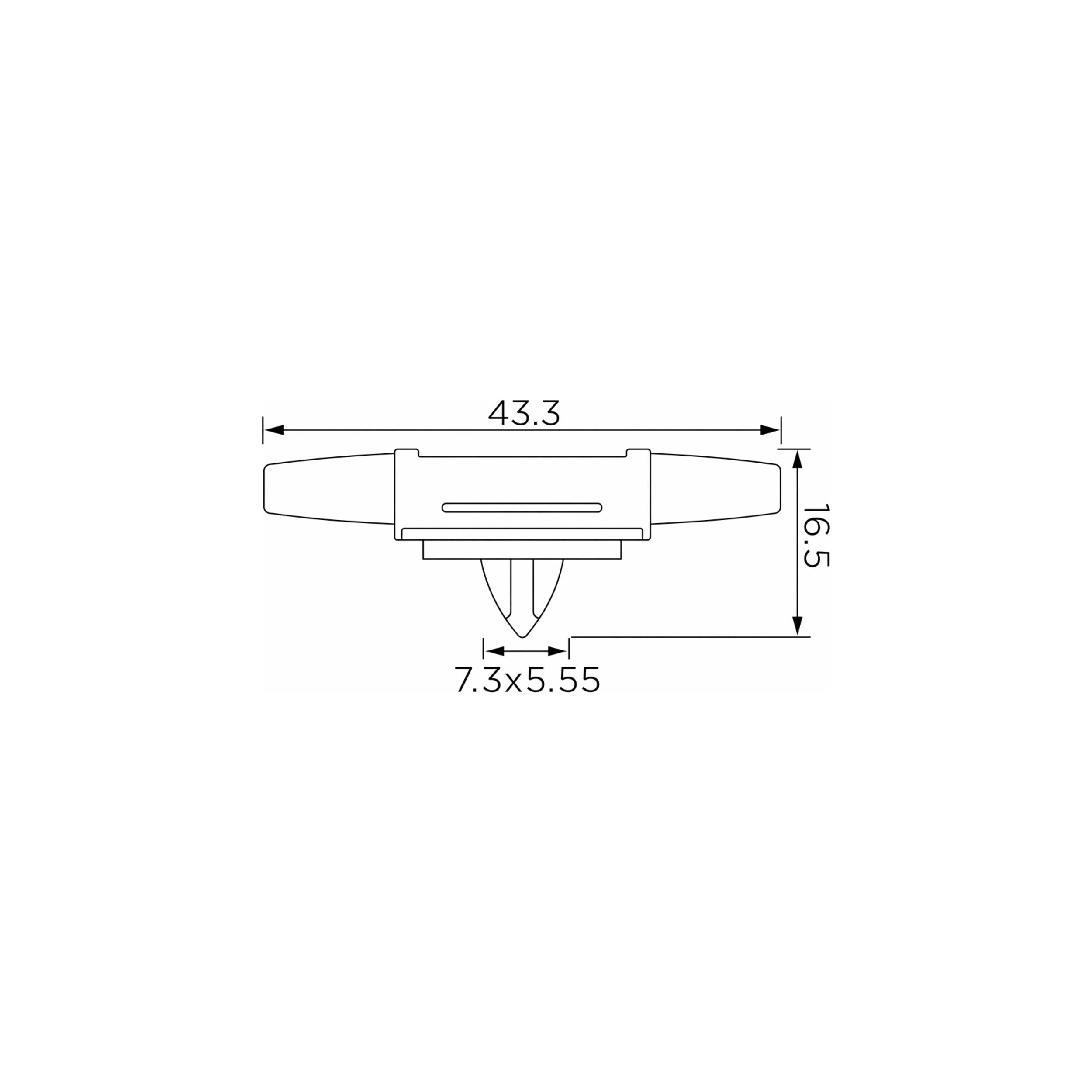 Fästclips – 10-pack – Stabil montering
