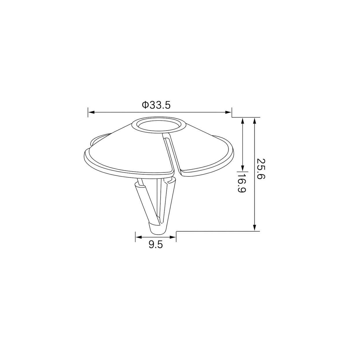 Fästclips – 10-pack