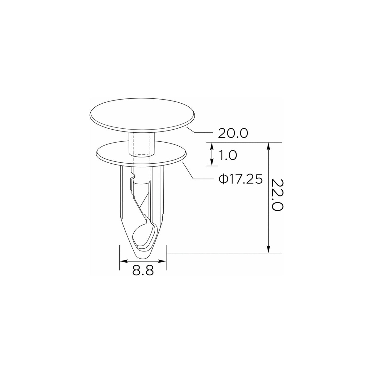 Fästclips – 10-pack