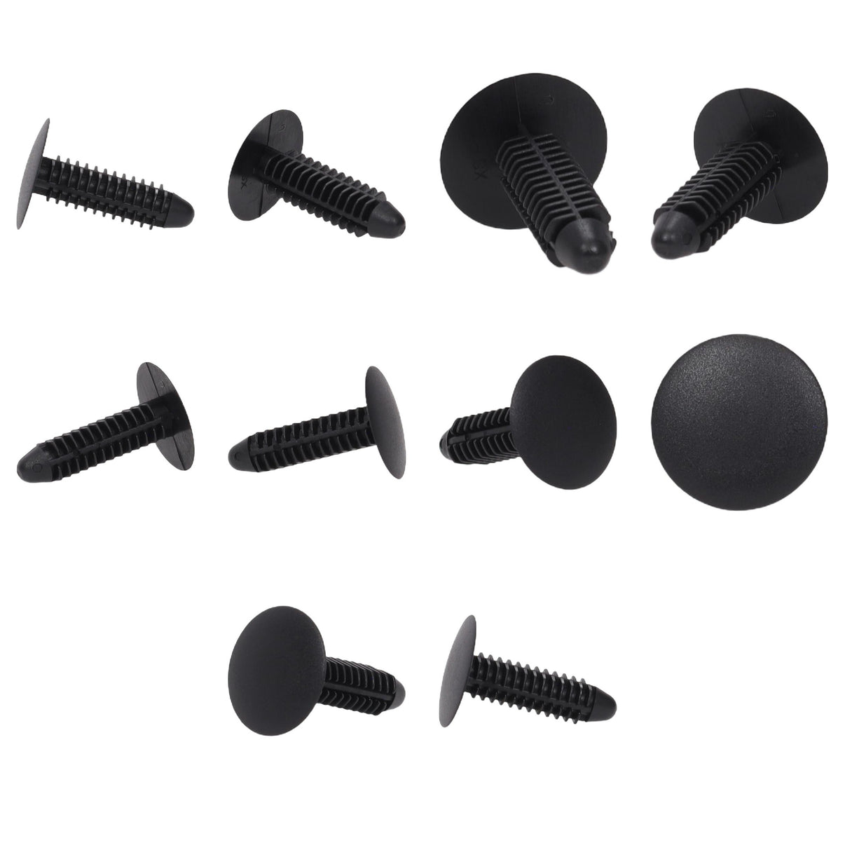 Fästclips – 10-pack – Stabil montering, Fiskbensprofil