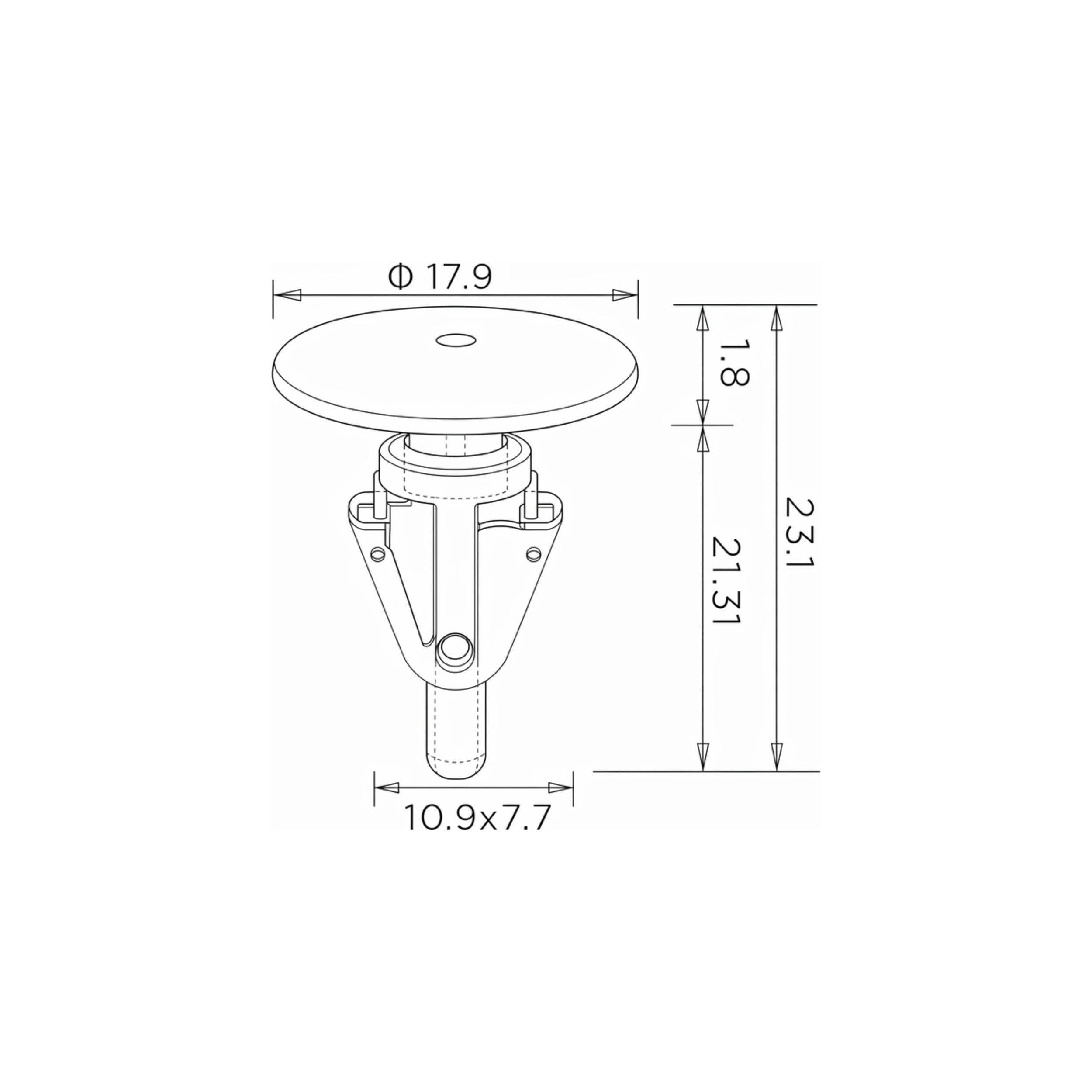 Fästclips Lexus Es/Gs m.fl. – 10-pack