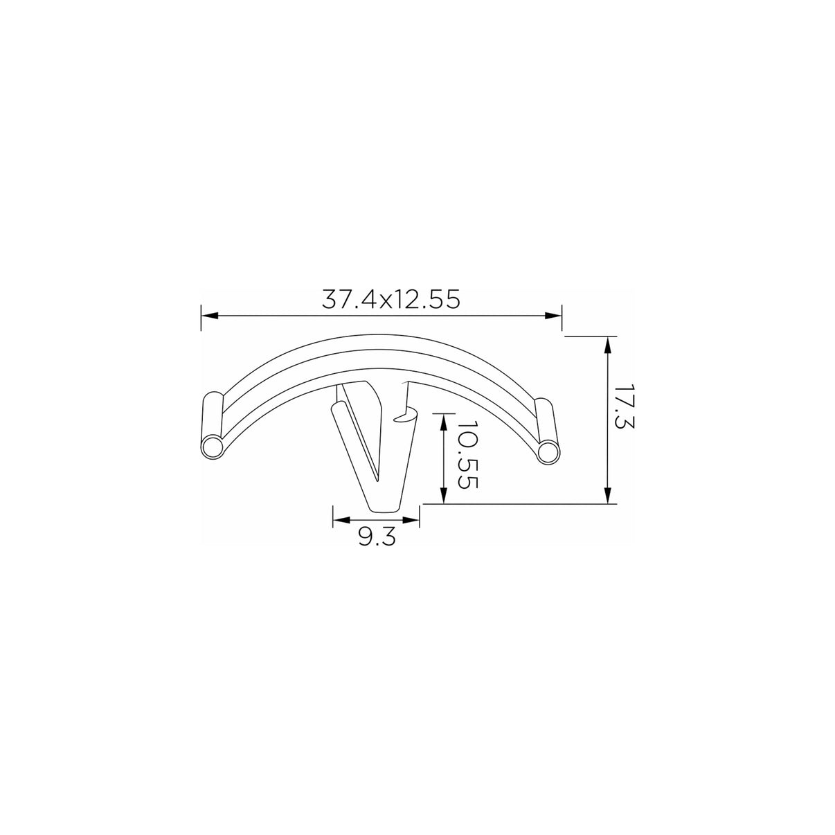 Fästclips – 10-pack – Stabil montering