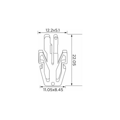 Fästclips Toyota Land Cruiser
