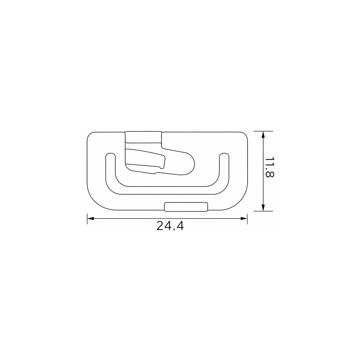 Fästclips Chevrolet Silverado 2500 Extended/Silverado 2500 Standard m.fl.