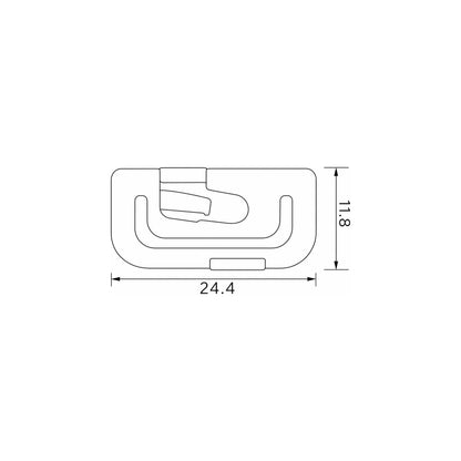 Fästclips Chevrolet Silverado 2500 Extended/Silverado 2500 Standard m.fl.