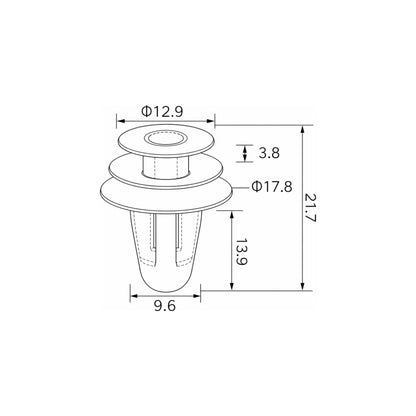 Fästclips Toyota Corolla – 10-pack