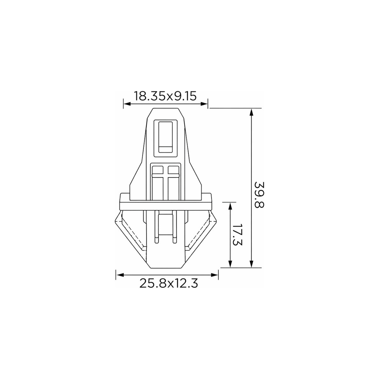 Fästclips Honda Accord II/Accord IV m.fl. – 10-pack