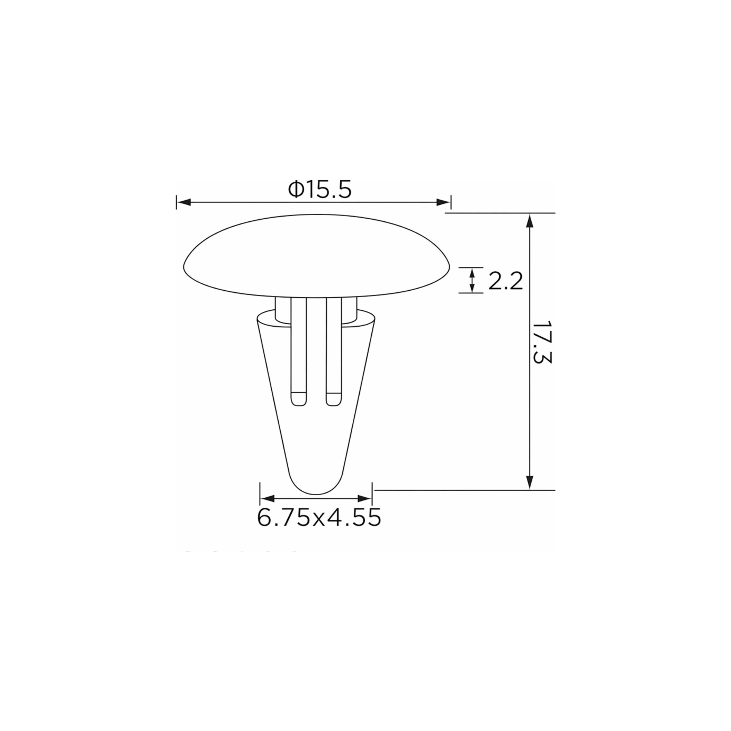 Fästclips – 10-pack