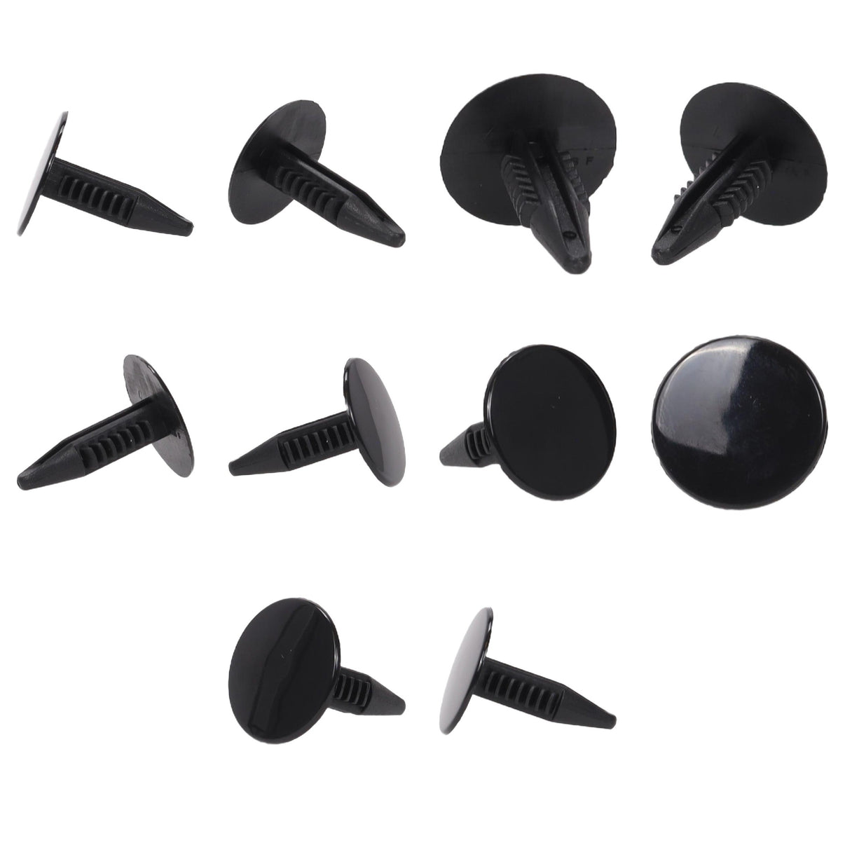 Fästclips – 10-pack – Stabil montering, Fiskbensprofil