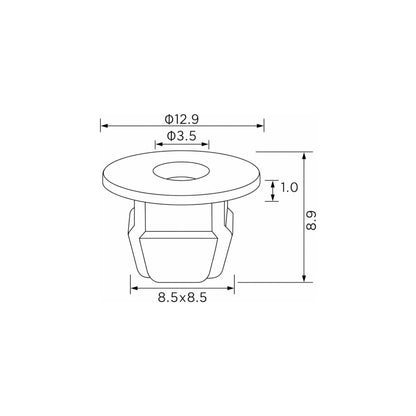 Fästclips – 10-pack