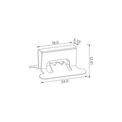 Fästclips – 10-pack