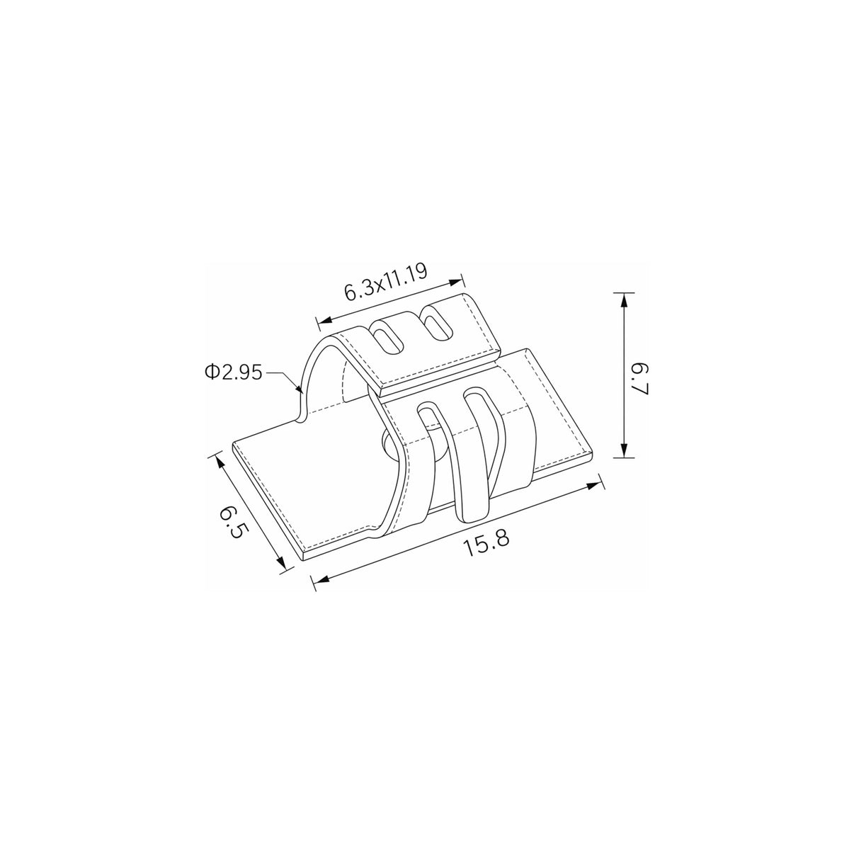 Fästclips – 10-pack
