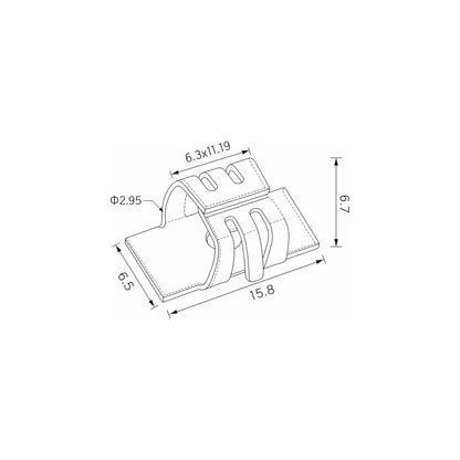 Fästclips – 10-pack