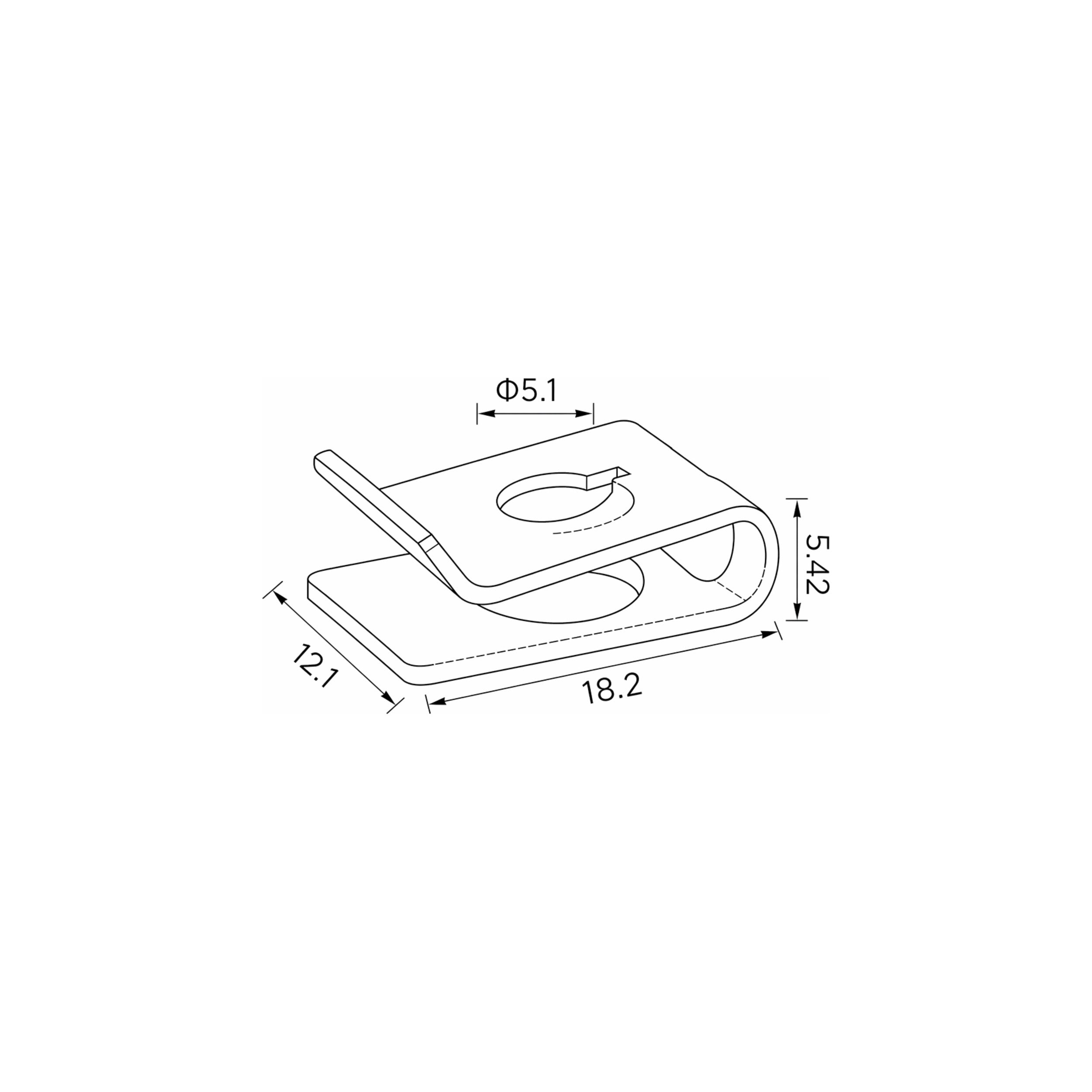 Fästclips Hyundai Accent V/Accent I m.fl. – 10-pack