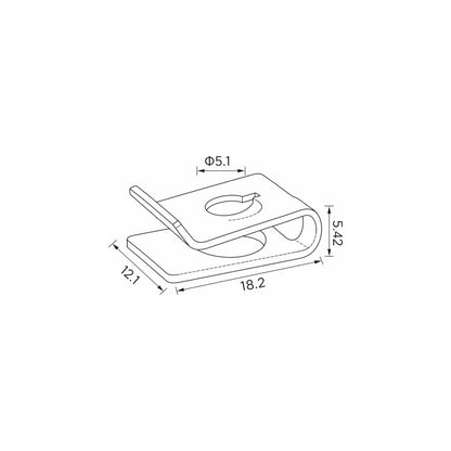 Fästclips Hyundai Accent V/Accent I m.fl. – 10-pack