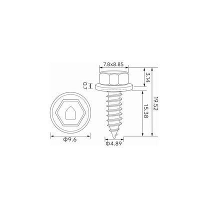 Fästclips Lexus Ls/Gs m.fl. – 10-pack