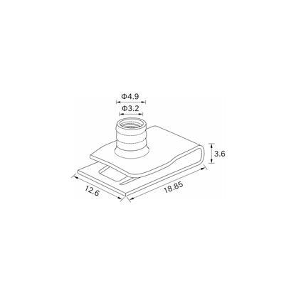 Fästclips Opel Mokka/Mokka X – 10-pack