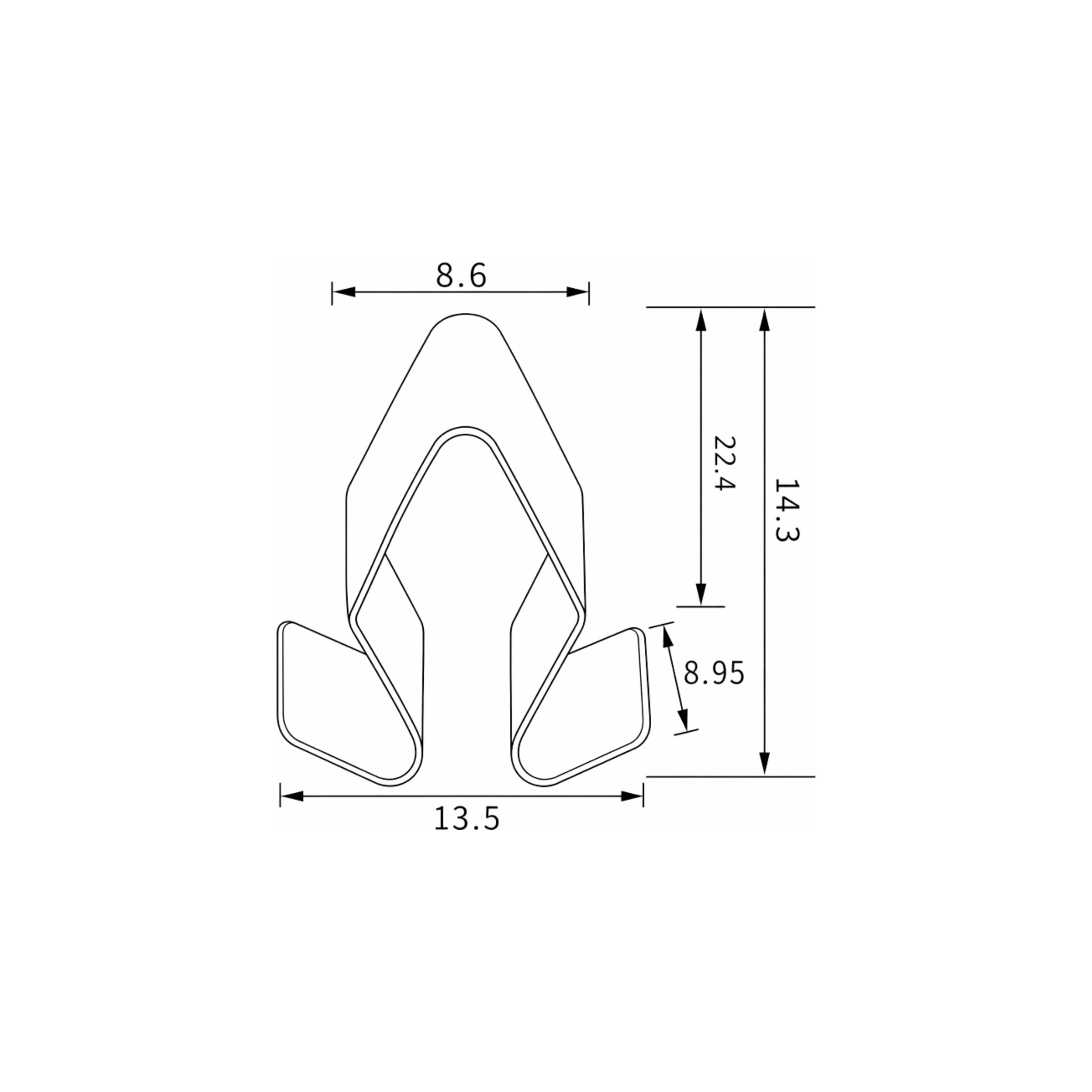 Fästclips Audi A1/A2 m.fl. – 10-pack