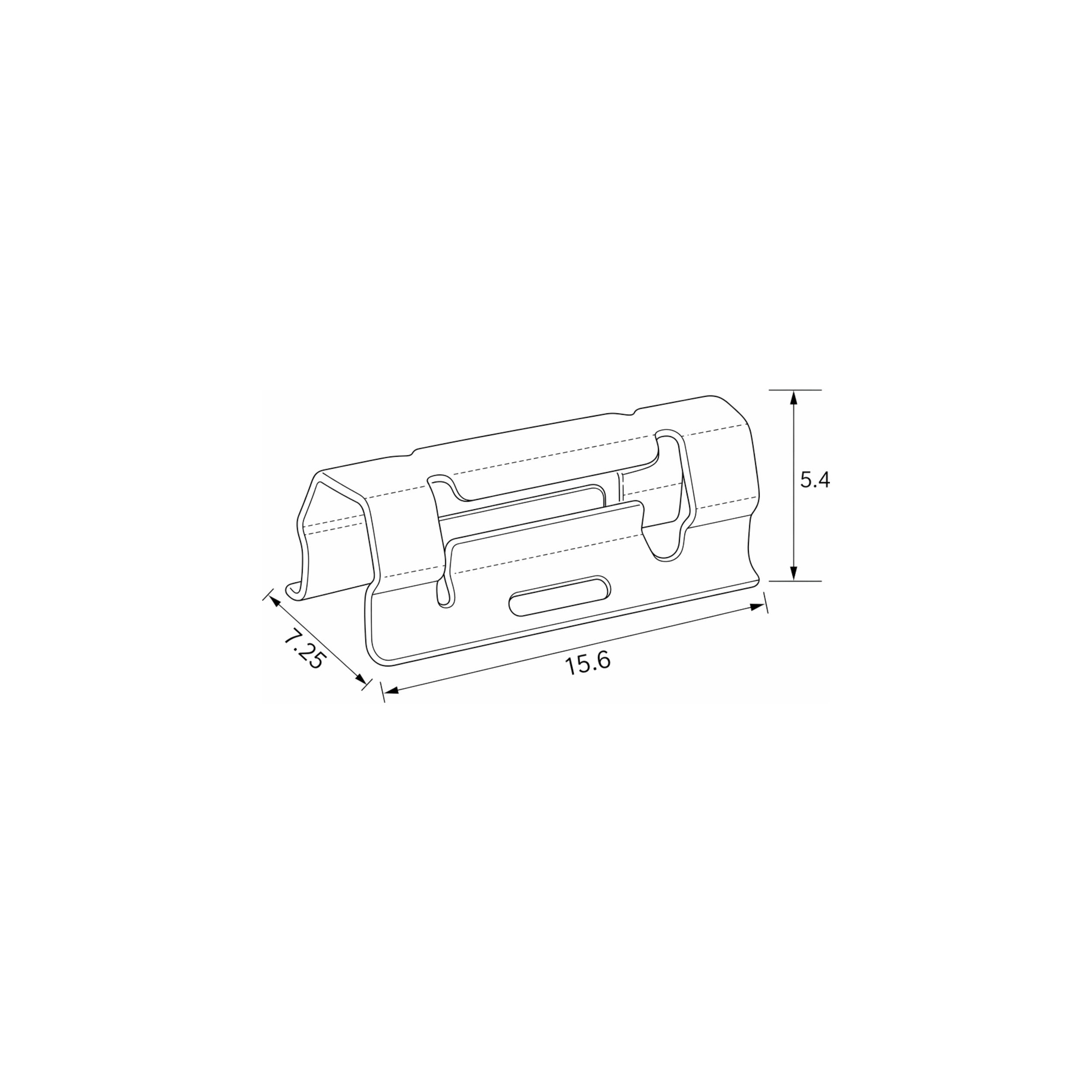 Fästclips DS 3/4 II m.fl. – 10-pack
