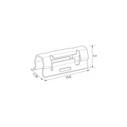Fästclips DS 3/4 II m.fl. – 10-pack