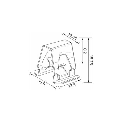 Fästclips Audi A6 C8/A7 Sportback m.fl. – 10-pack