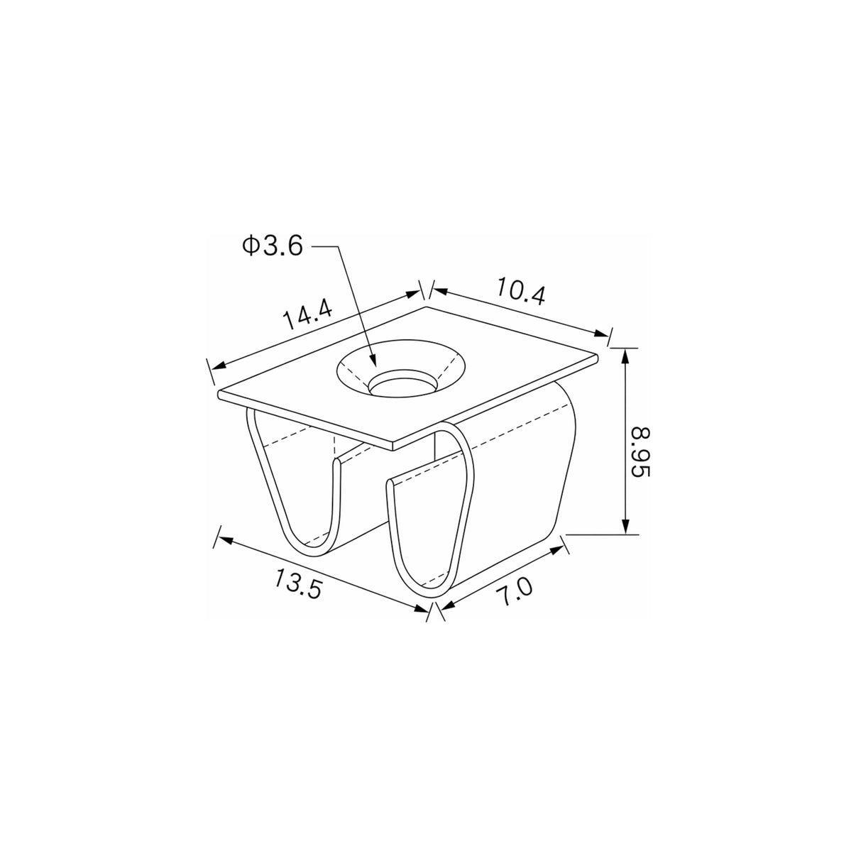 Fästclips Audi A1/Seat Ibiza IV m.fl. – 10-pack
