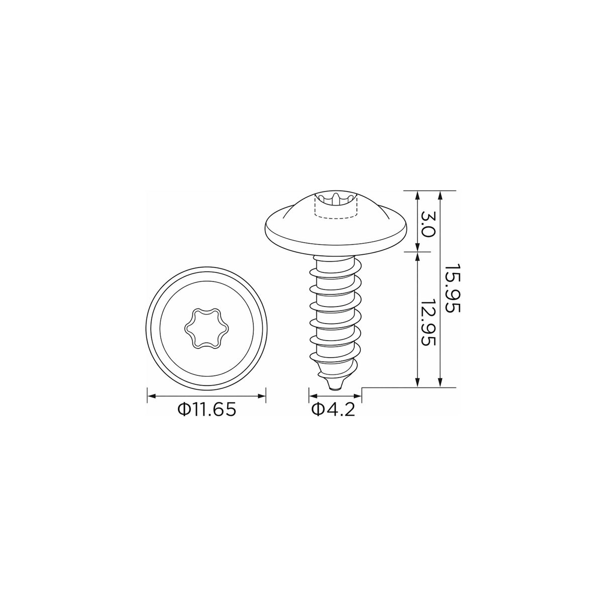 Fästclips Audi A4 B8/A6 C7 m.fl. – 10-pack